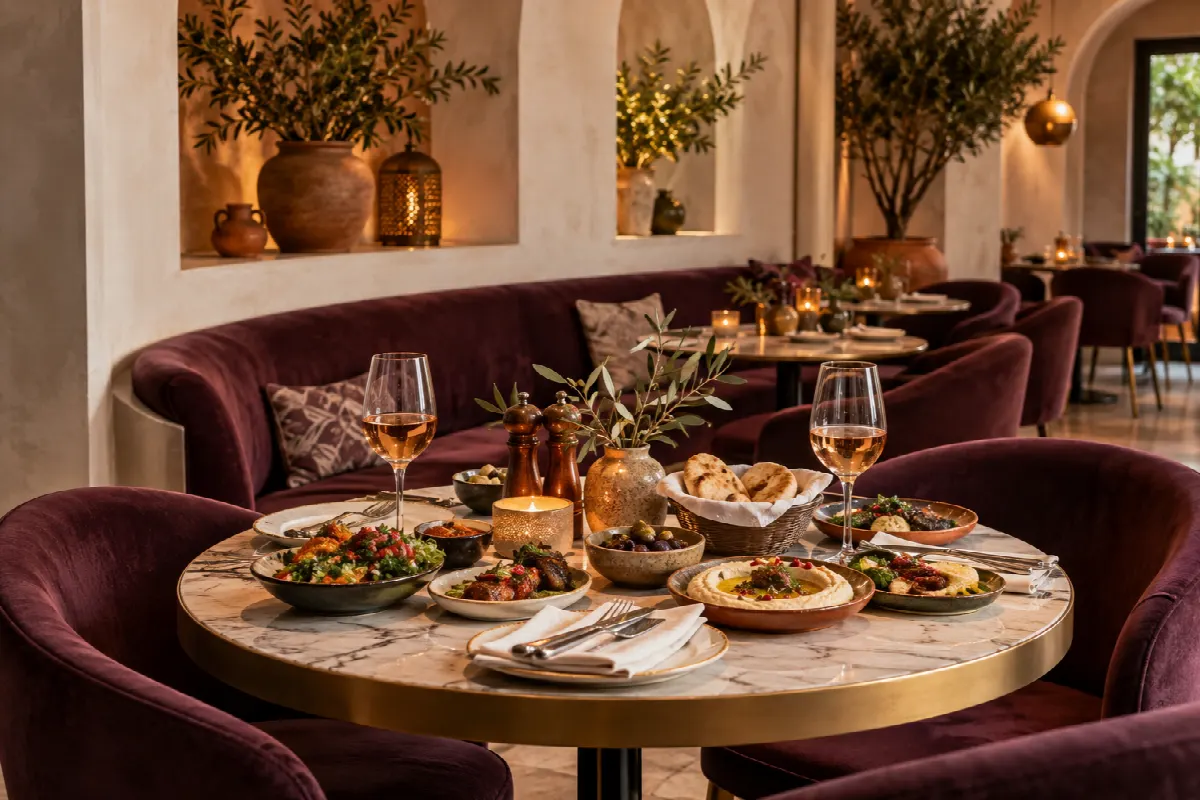 Özgün tarzıyla sıcak bir bistro iç mekânı