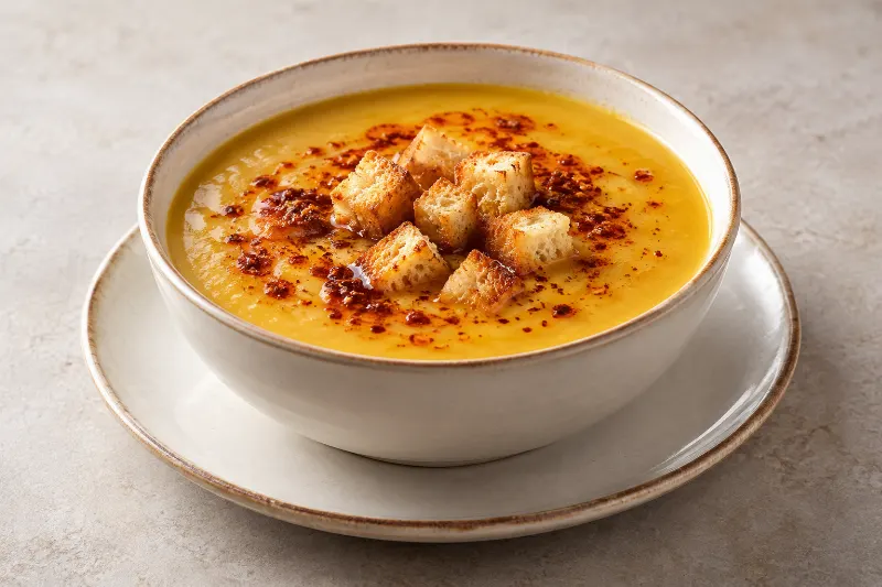 Süzme Sarı Mercimek Çorbası