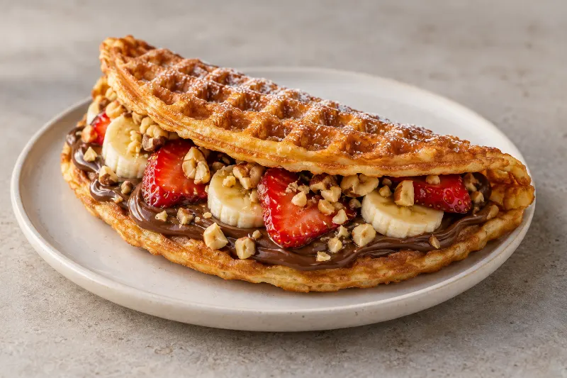 Çıtır Sandviç Waffle
